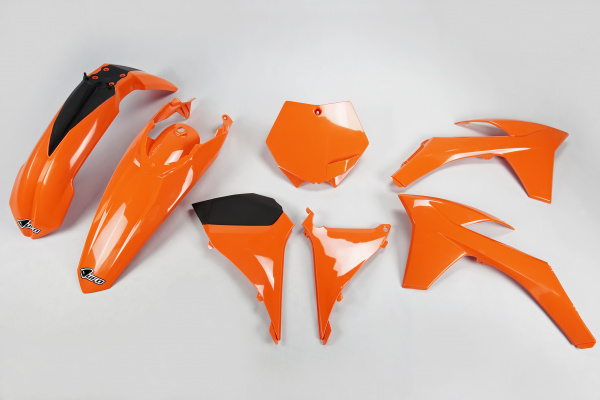 Plastic Kit orange for Ktm SX 250 - SX 125 - SX 150 - SX-F 350 - SX-F 450 - SX-F 250 - XC 125 - XC 150 - XC-F 250 - XC 250 -...